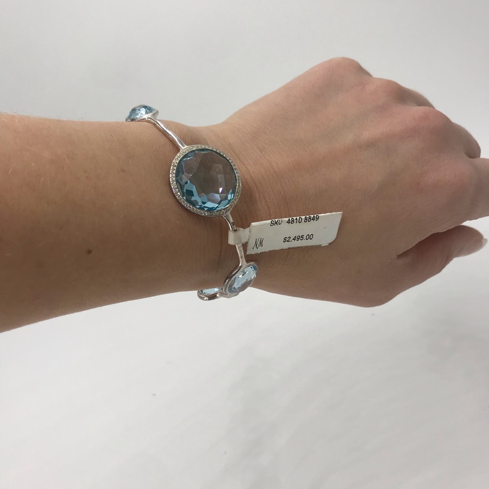 Authentic IPPOLITA Diamond Topaz Bracelet - Picture 5 of 8